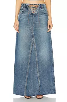 Юбка макси со шнуровкой Indira GRLFRND, цвет Nashville