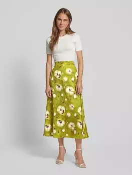 Юбка макси со складками модель «Туффо» MAX&Co., зеленый