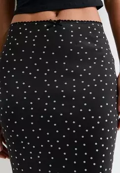 Юбка макси SPOT MIDI New Look, черный