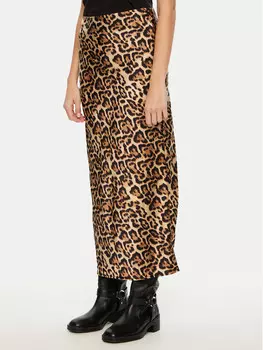 Юбка макси стандартного кроя Brave Soul, коричневый