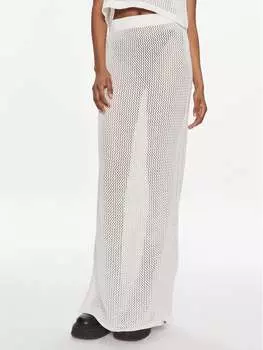 Юбка макси стандартного кроя Tommy Jeans, экрю