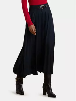 Юбка макси стандартный крой 200962242001 Lauren Ralph Lauren, синий