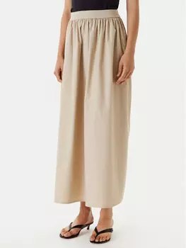 Юбка макси стандартный крой 4TPUD004I United Colors Of Benetton, бежевый
