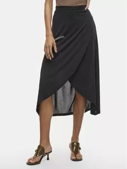 Юбка макси стандартный крой Modala 14101691 Vila, черный