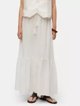 Юбка макси стандартный крой Pretty 10311167 Vero Moda, белый
