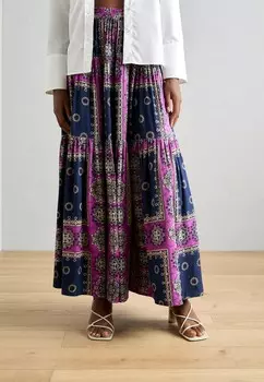 Юбка макси SUNSET SKIRT Lollys Laundry, темно-синий