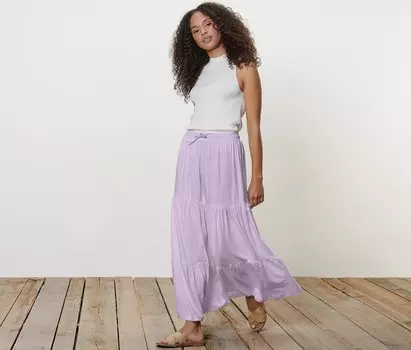Юбка макси Tchibo, сиреневые цвета