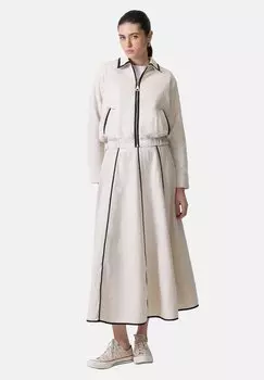 Юбка макси TEXTURED SET - Light jacket Touch Priv, бежевый
