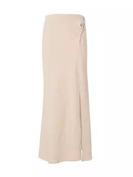 Юбка макси TOPSHOP Skirt, кремовый