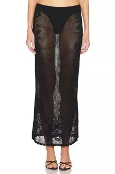 Юбка макси тоши Loba, черный