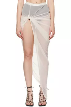 Юбка макси Twist Edfu Rick Owens Lilies, голубой