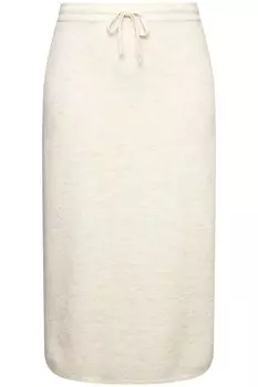 Юбка макси Ulla Popken Skirt, цвет mottled white