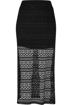 Юбка макси Urban Classics Skirt, черный