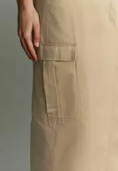 Юбка макси UTILITY MIDI Next, цвет Stone