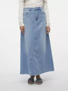 Юбка макси VERO MODA Skirt RIVA, синий