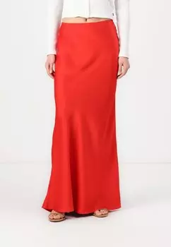 Юбка макси VISAHRA ANKLE VILA, красный