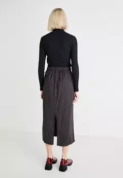 Юбка макси VMDANIA ANKLE SKIRT Vero Moda, темно-серый