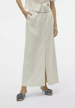 Юбка макси VMFLORENCE Vero Moda, бежевый