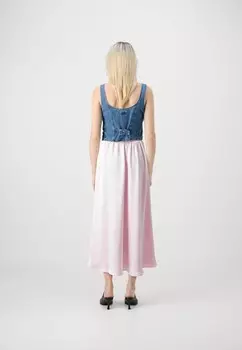 Юбка макси VMRITA CALF VIP Vero Moda, светло-розовый