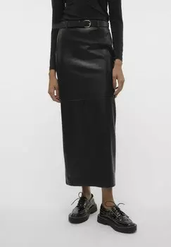 Юбка макси VMSIGNA LANGER Vero Moda, цвет black