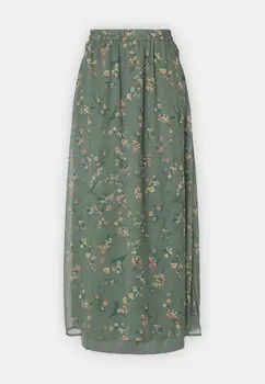 Юбка макси VMSMILLA SKIRT Vero Moda, зеленый