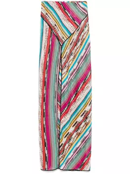 Юбка макси в полоску Missoni, розовый
