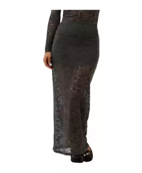 Юбка макси в стиле тильдемд Modstrm, зеленый