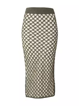 Юбка макси WEEKDAY Skirt, хаки