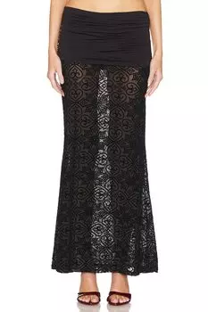 Юбка макси виолета Loba, черный