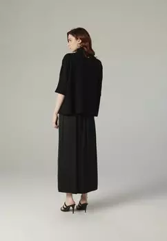 Юбка макси WITH SLIT Manila Grace, цвет Mottled Black