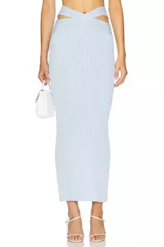 Юбка макси wrenlee Superdown, голубой