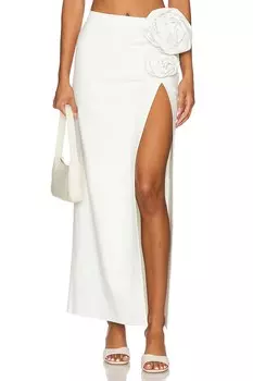 Юбка макси yalexi Nbd, белый