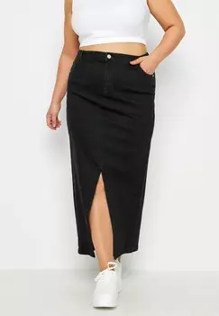 Юбка макси Yours Clothing, антрацит