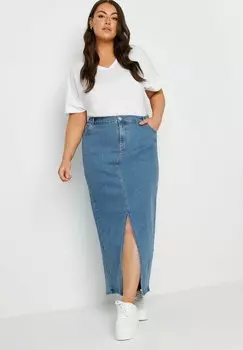 Юбка макси Yours Clothing, синий