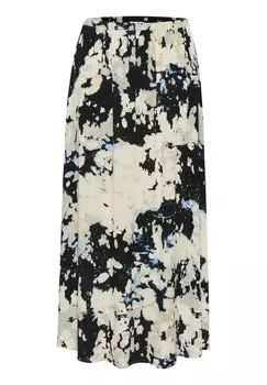 Юбка макси Zaya Soaked in Luxury, принт «черные облака»