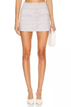 Юбка мейви Astr The Label, голубой