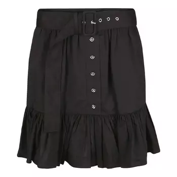 Юбка Michael Kors Belt Dust Ruffle Mini, черный