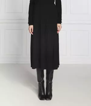 Юбка Michael Kors с добавлением кашемира, черный