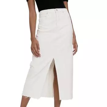 Юбка Midaxi цвета экрю FRAME, цвет ecru