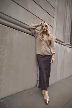 Юбка Мидакси Long Tall Sally, коричневый