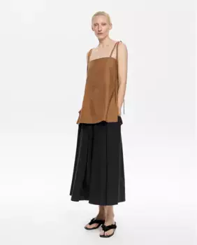 Юбка миди А-силуэта Bimba y Lola, чёрный