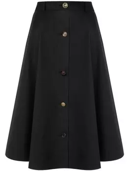 Юбка миди А-силуэта Moschino, черный
