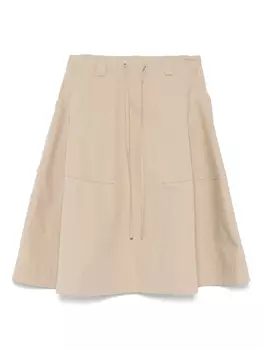 Юбка миди А-силуэта Moschino, нейтральный