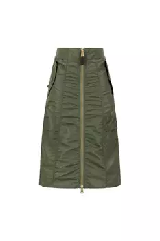 Юбка миди ALPHA INDUSTRIES Skirt, зеленый