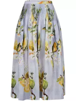 Юбка миди Amabelle Nicholas, синий