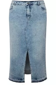 Юбка миди Angel of Style Skirt, синий деним