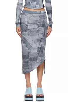 Юбка миди Anja Andersson Bell, черный