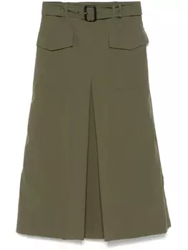 Юбка миди ASPESI Meari, зеленый