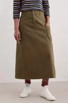 Юбка миди Atlantic Ivy Seasalt Cornwall, зеленый