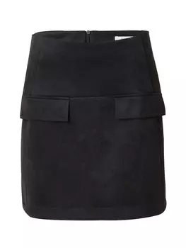 Юбка миди b.young Skirt BYTOMIRA SHORT SKIRT, черный